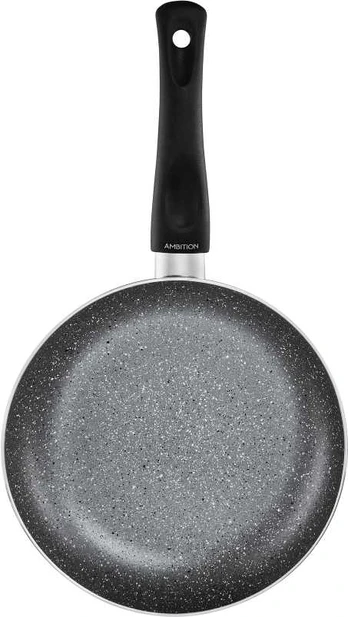 Keptuvė Pedra su powłoką Qualum Basic Stone Edition 24 cm AMBITION