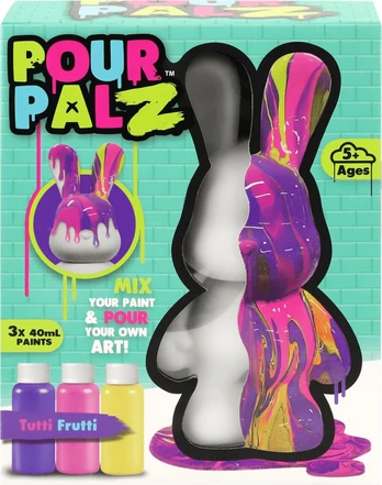 Pour Palz DIY dažomas triušelis – Vaisių mišinys