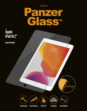 PanzerGlass Case Friendly 2673 Transparent, Screen protector, Apple iPad 10.2''
