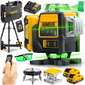 Kryžminis lazeris dėkle + trikojis Humberg HM-171