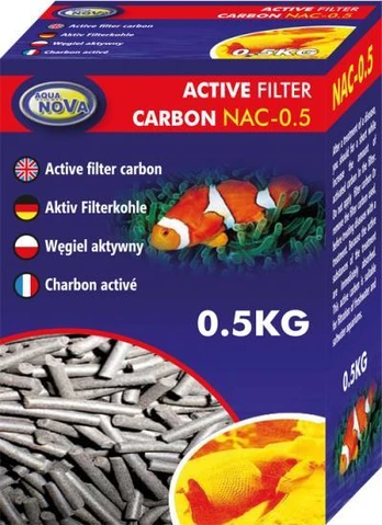 Aqua Nova Carbon aktyvuota anglis su maišeliu 0,5kg