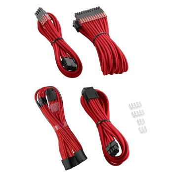 CableMod PRO ModMesh 12VHPWR Cable Extension Kit - raudona