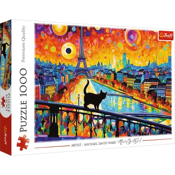 Puzzles 1000 elements Cats in Paris