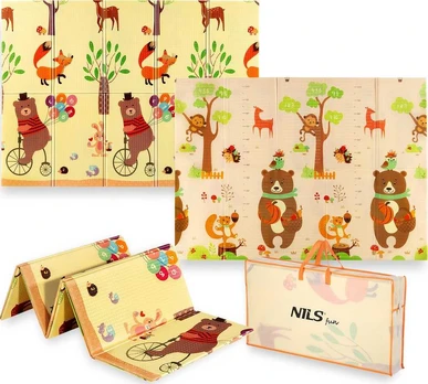 MD05 KIDS FOLDING MAT FOREST 190x150CM NILS FUN