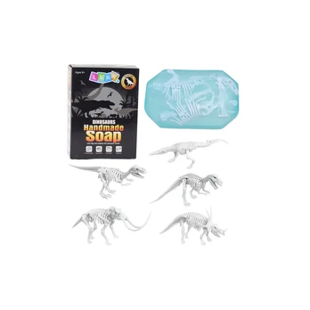 Lean Toys 2-in-1 Creative Set: Soap Making, Dinosaurs Excavations