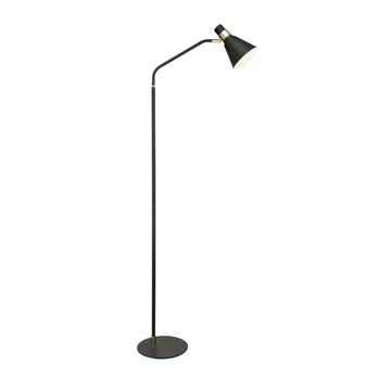 Pastatomas LED šviestuvas BIAGIO juodas/auksinis