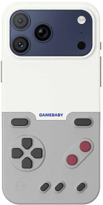 Dėklas GAMEBABY su kontrolerem do iPhone 17 Pro Max pilka