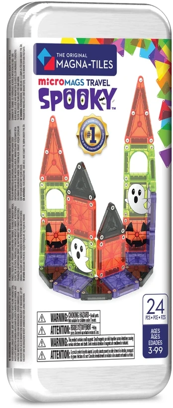Magna Tiles - microMAGS Spooky 24-Piece Travel Set (90491)