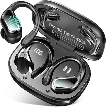 Sportinės ausinės, 75 val., IP-X8, Bluetooth 5.4
