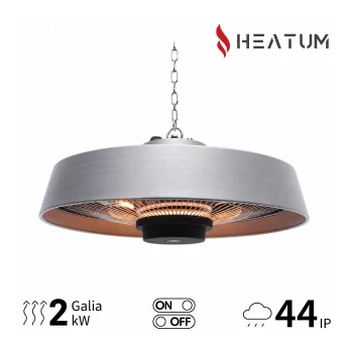 Infrared šildytuvas Heatum H2000R VERSE SILVER