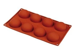 Elastotech silikoninė forma pussferėms D6 cm, 8 vnt