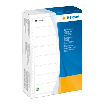 Herma Brūkšninio kodo etiketės, baltos 88,9 x 35,7 mm 8000 vnt.