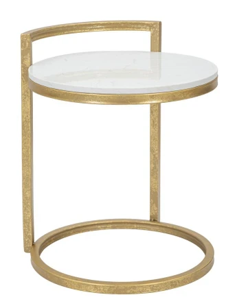 TAVOLINETTO ROUND MARBLE CM 40X43X50