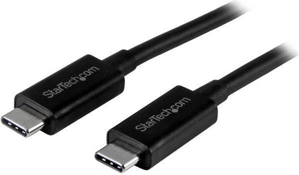 Laidas StarTech USB-C USB31CC1M USB-C, USB-C, 1 m, juoda