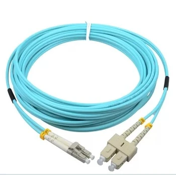 Optinis jungiamasis laidas LC/UPC-SC/UPC (SM 9/125, OM2, LSZH, dplx, 3m)