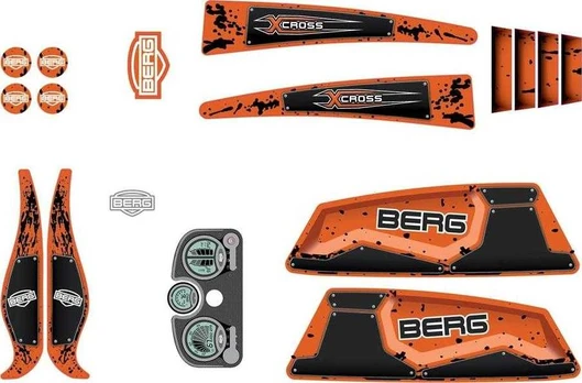 Berg XL Frame - Sticker set X-Cross