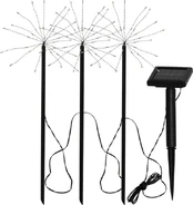 Lauko apšvietimas Star Trading Firework 480-58, juodas kaina