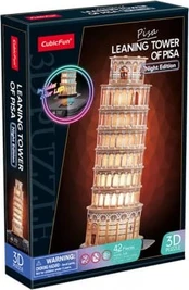 CubicFun Dante Cubic Fun 3D LED dėlionė Pizos bokštas 05355