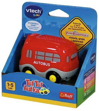 Vtech Tut Tut Autka Raudonas Autobusas, 12m+
