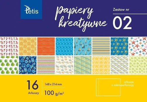 Kūrybinio popieriaus sąsiuvinis A5, 16 lapų, 100g