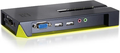 Level One Przełącznik LevelOne KVM Switch LevelOne 4x USB KVM-0421 mit Audio - KVM-0421 kaina