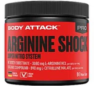 Body Attack Maisto papildas Arginine Shock 80 kapsulių
