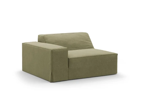 Modul Left, "Jodie", 1 Seat, 102x102x70, Light Green