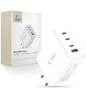 Baltas 1xUSB-A + 3xUSB-C PD200W / QC3.0 pakrovėjas "Tech-Protect NC200W-GAN 4-Port"