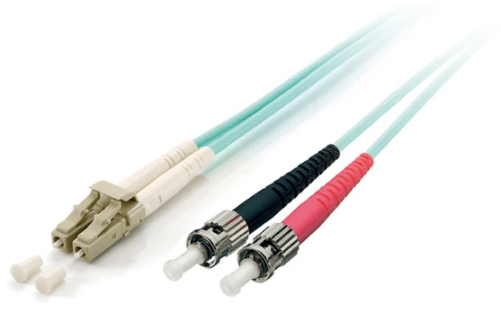 Equip Įrengti šviesolaidinį patchcord LC ST Multimode Duplex OM3, 5m (255215)