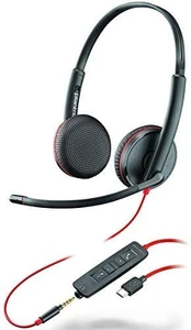 Ausinės Plantronics POLY BLACKWIRE C3225 USB-C