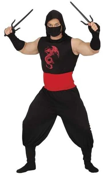 Fiesta Drage ninja kostume