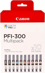 Canon PFI-300 Multipack MBK/PBK/C/M/Y/PC/PM/R/GY/CO