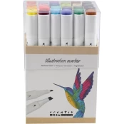 Craft Kit - Drawing ink 24 pcs. (37378) kaina