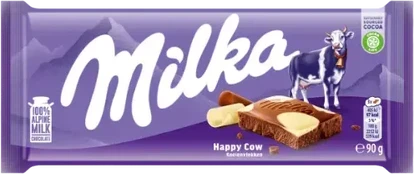 Milka Happy Cows šokolādes tāfelīte 90g