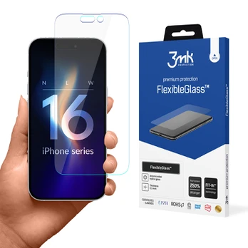 Apsauginis stiklas 3MK FlexibleGlass skirtas Apple iPhone 16 Pro