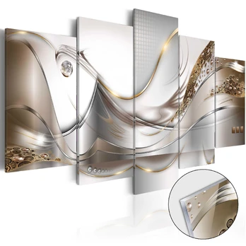Artgeist Akrilo stiklo paveikslas - Golden Flight [Glass]