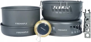 Fire-maple Rinkinys cooking kit w alcohol burner FIRE-MAPLE