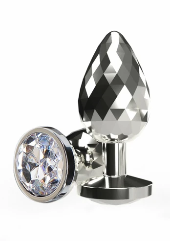 TOYJOY Disco Diamond Plug Medium Aluminium Faceted Gem Base
