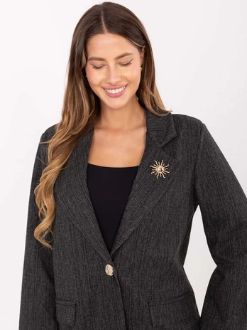 Moda Marynarka-IT-MA-FL8315.02P-grafito