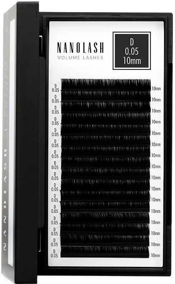 Nanolash VOLUME LASHES false eyelashes 0.05 D #10 mm 1 u