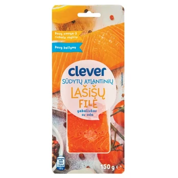 Sūdytas lašišos filė gabaliukas CLEVER, 150 g