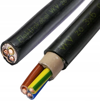 Elektrokabel Yky žemės kabelis 3x6 1m 6548
