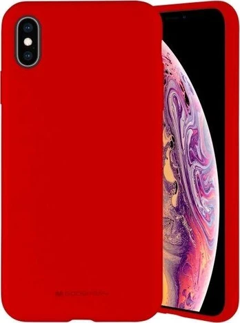 Dėklas Mercury Mercury Silicone iPhone X/Xs raudona /raudona