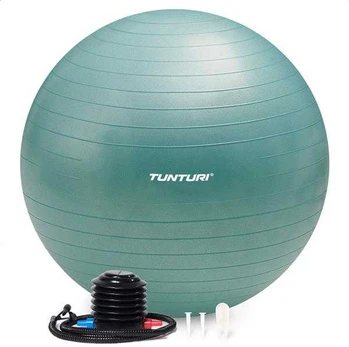 Tunturi Mankštos kamuolys su pompa 90cm, Antiburst, Petrol