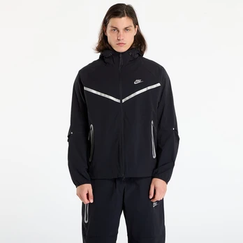 Nike Tech Men's Full-Zip Woven Windrunner Jacket Black - Dydis M (IM7246-010 Striukės)