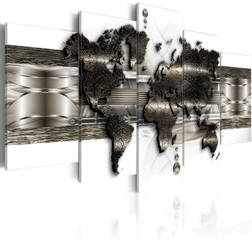 Artgeist Paveikslas - Metal World Map II