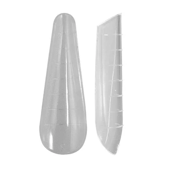 PERFECT NAILS Reverse TIP Russian Migdol akrigelio tipsų rinkinys, 120 vnt.