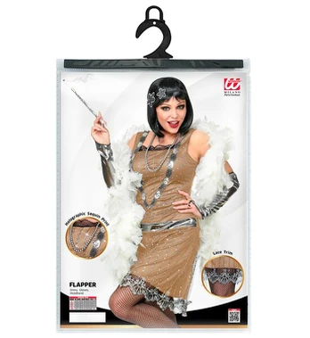 „FLAPPER“ (suknelė, pirštinės, galvos juosta)