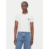 Tommy Jeans Marškinėliai DW0DW21423 Balta Regular Fit