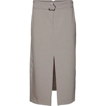 Midi sijonas moterims, Ruda, Vmjanne midi skirt